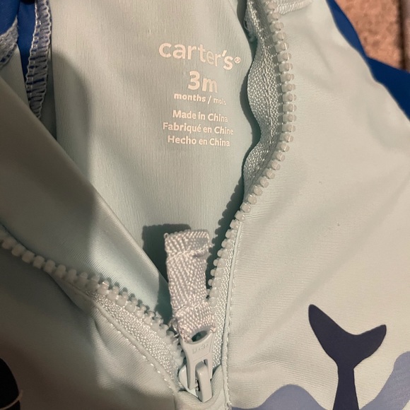 0-3 month Carter’s long sleeve swim suit - Picture 2 of 2